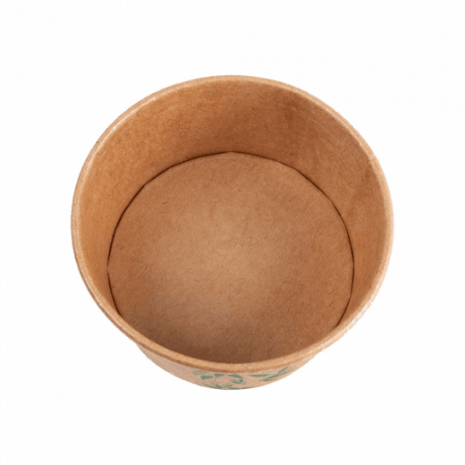 Pot à glace en carton modèle Feel Green 180 ml - carton de 2000 unités