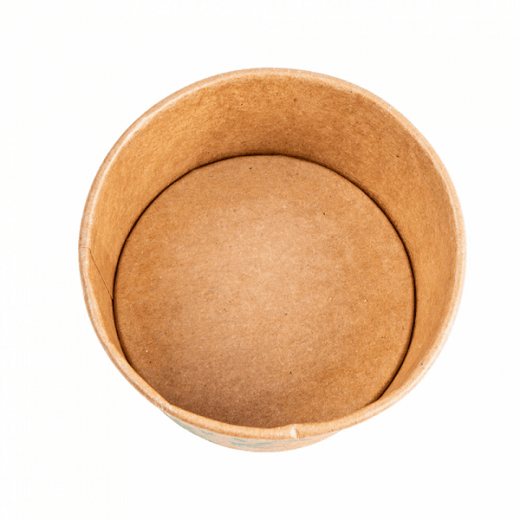 Pot à glace en carton modèle Feel Green 240 ml - carton de 2000 unités