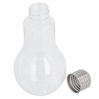 Flacon Ampoule en  plastique PET - 200 ml - diam 6.7x12.3(h)cm - carton de 200