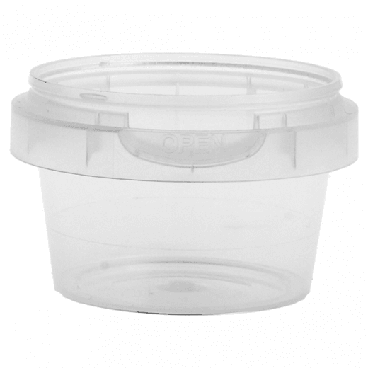 Pots inviolables 30 ml - 4.8cm de diamètre x 3.1 cm (h) - pack 3840 unités