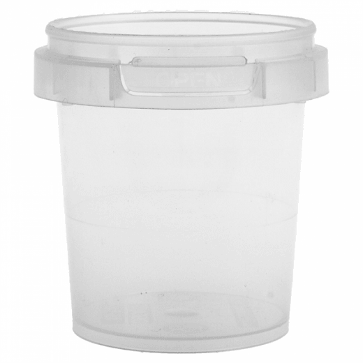 Pots inviolables 50 ml - 4.8cm de diamètre x 5 cm (h) - carton de 2688 unités