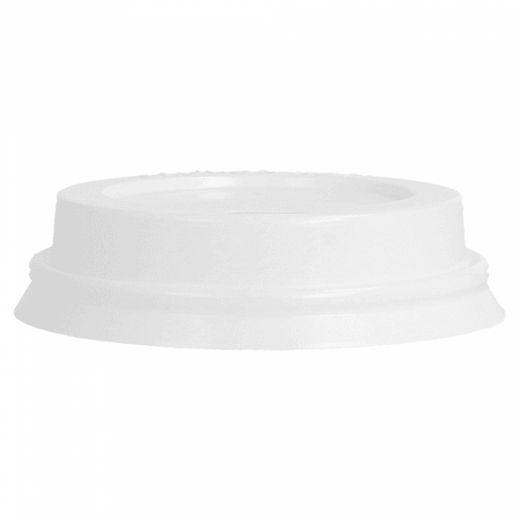 Couvercle BLANC pour gobelet a café 18 cl - carton de 1000 unités