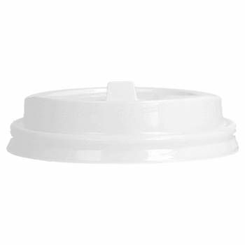 Couvercle BLANC pour gobelet a café 24 cl - carton de 1000 unités