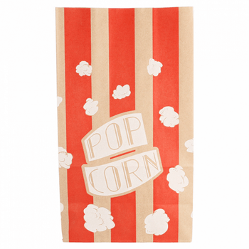 Sac à pop-corn stripes MINI  2.5 l - carton de 500 unités
