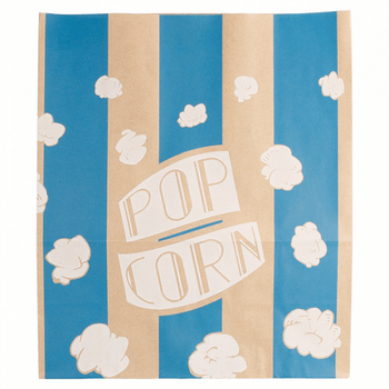 Sac à pop-corn stripes SUPER  3.8 l - carton de 500 unités