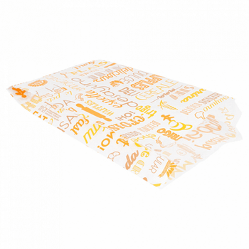 Sac à croissants Parole 12 + 5 x 22 cm - pack de 500 unités