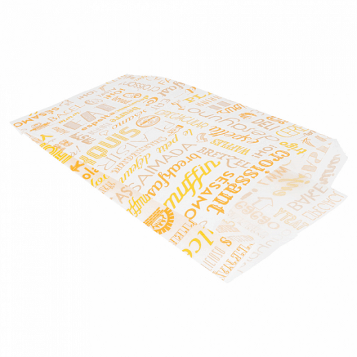 Sac à croissants Parole 14 + 7 x 26 cm - pack de 500 unités