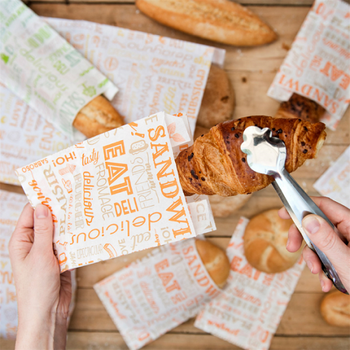 Sac à croissants Parole 12 + 5 x 14 cm - pack de 500 unités