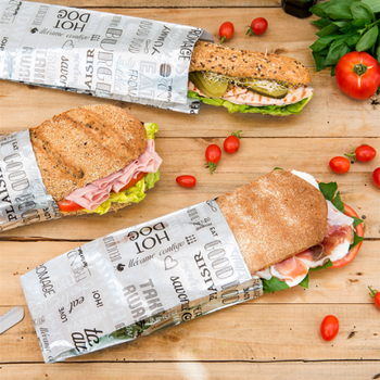 Sac sandwich Parole ALU 12 + 4 x 35 cm - pack de 500 unités