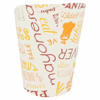 Gobelet à frites en carton Parole 270 ml - carton de 2500 unités