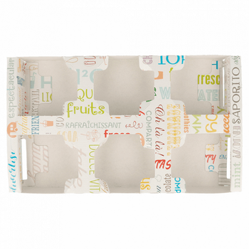 Porte Gobelets en carton recyclé 6 emplacements  - carton de 400 unités