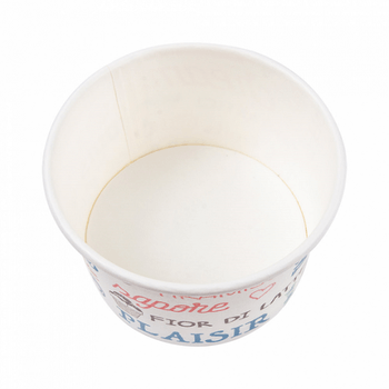 Pot à glace en carton PAROLE 120 ml - carton de 2000 unités