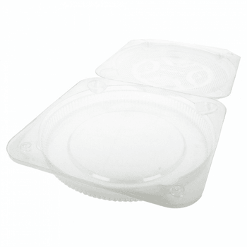 Boîtes à pâtisseries en OPS avec couvercle à charnière 20x4 cm - carton de 250 unités