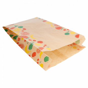 Sachets pour fruits et légumes 1½ Kg 19+ 8 x30 cm - Pack de 250 unités