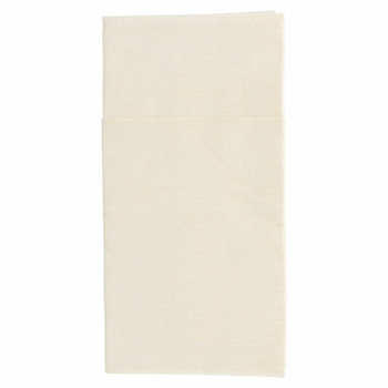 Serviette non tissée Like-Linen Kangourou 40x40 cm CRÈME - carton de 700 unités