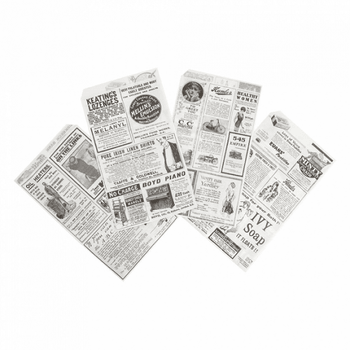 Sac crêpes Times ouvert sur 2 côtés 13 x 22 cm - pack de 500 unités