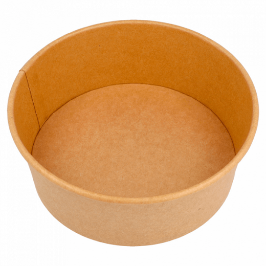 Boîte à salade en carton KRAFT 750 ml - carton de 300 unités