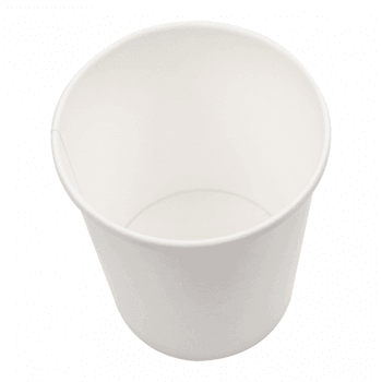 Récipient en carton double paroi avec couvercle BLANC neutre 960 ml - carton de 250 unités