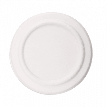 Couvercle pour pot à sauce 280 ml et 360 ml en cellulose naturelle fibre de canne à sucre  - BLANC - carton de 500 unités