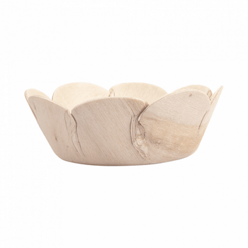 Barquette ronde en bois 8.5 x 3 cm - pack de 200 unités