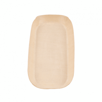 Barquette rectangulaire en bois 14.5 x 7 x 1.3 cm - pack de 200 unités