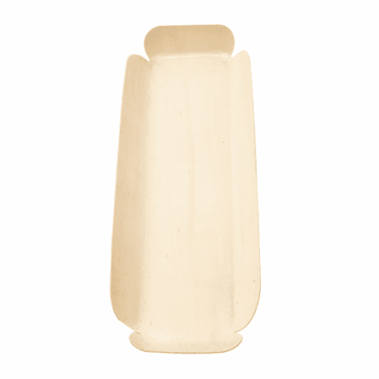 Barquette rectangulaire en bois 20.5 x 8 x 2 cm - pack de 200 unités