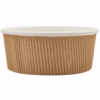 Pots à soupe en carton double paroi ondulée - 780 ml - carton de 250 unités