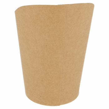 Gobelet à frites ouvert carton recyclé Feel Green 270 ml - pack de 100 unités