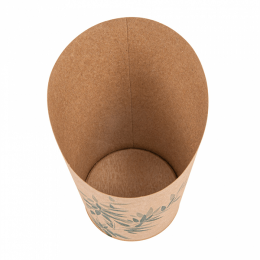 Gobelet à frites ouvert carton recyclé Feel Green 480 ml - carton de 1000 unités