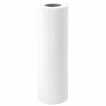 Drap d'examen blanc 2 plis 0.5 x 52 mètres prédécoupé chaque 40 cm - carton de 12 rouleaux