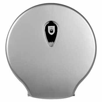 Distributeur ABS Gris argenté pour maxi rouleau de papier toilette industriel