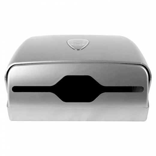 Distributeur de serviettes en ABS Gris argenté- 27.5x37x13 cm - Carton de 1 unité