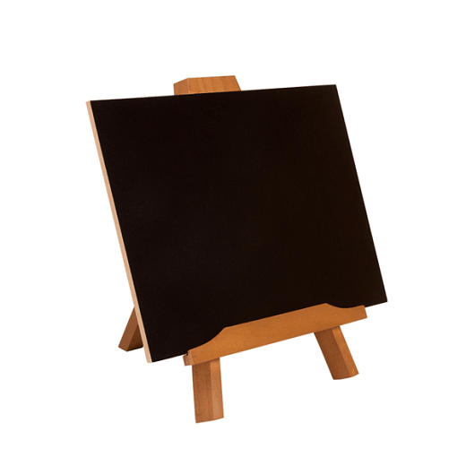Ardoise de table sur chevalet double orientation 35.5x21.8x18 cm