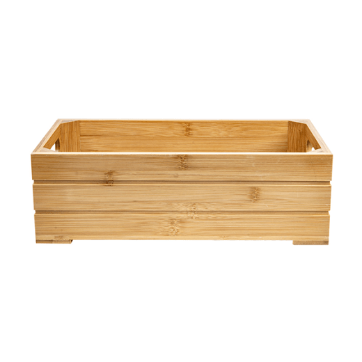 Boîte pour buffet gastronorm en bambou 1/3 - 17.6x32.5 cm - hauteur 10 cm