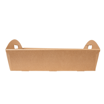 Corbeille carton 40x30x12cm en Carton ondulé  - Pack de 30