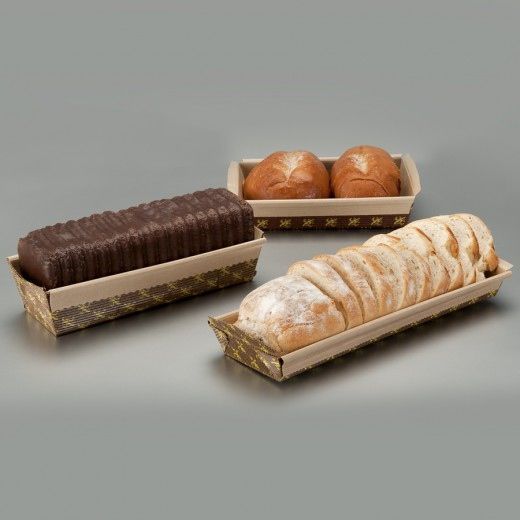 Moules de cuisson en carton micro-ondulé 16.5x6.5x5(h)cm - carton de 1000 unités