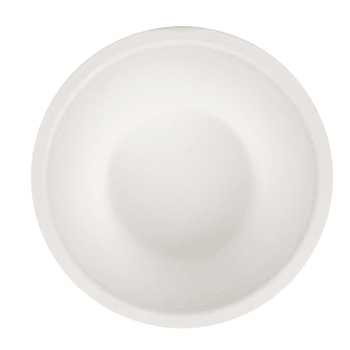 Bol en cellulose naturelle fibre de canne à sucre - Blanc - 250 ml - carton de 1500 unités