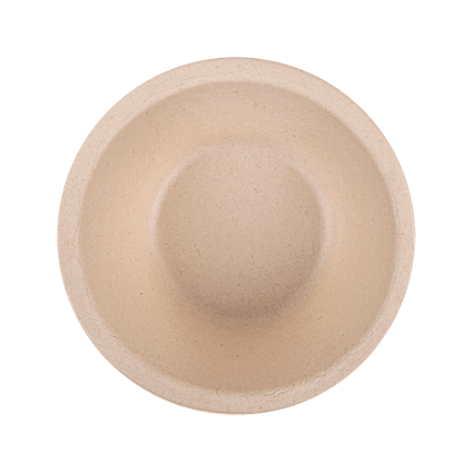 Bol en cellulose naturelle fibre de canne à sucre - Naturel - 250 ml - carton de 1500 unités