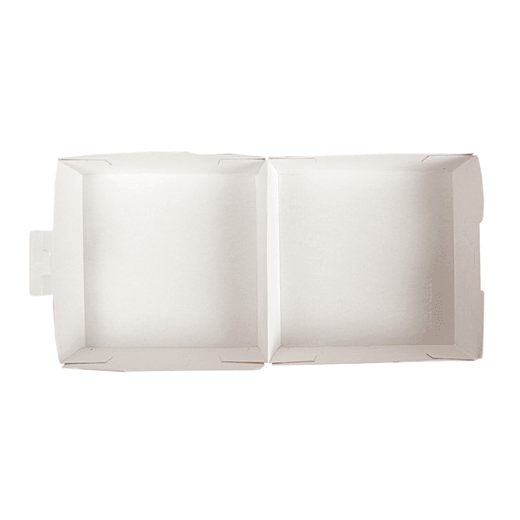 Coque burger large en carton nano-micro KRAFT 14.2x13.7x6.1 cm - carton de 500 unités