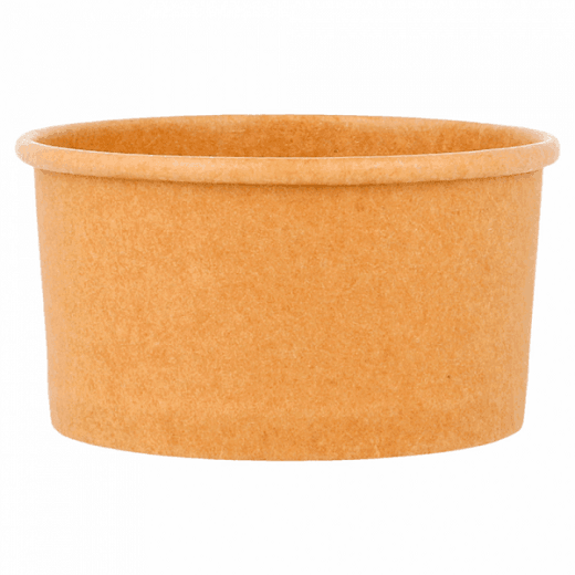 Pot à glace en carton neutre 90 ml - paquet de 50 unités