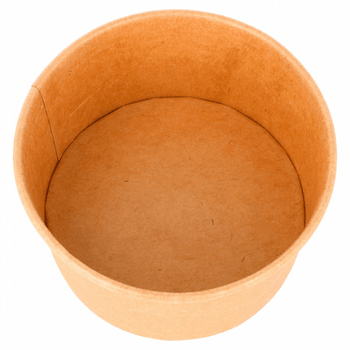 Pot à glace en carton neutre 180 ml - paquet de 50 unités