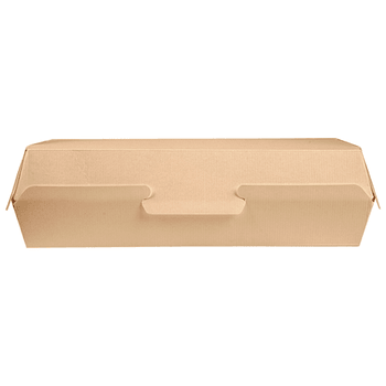 Coque Panini en carton nano-micro KRAFT 26x12x7 cm - carton de 300 unités