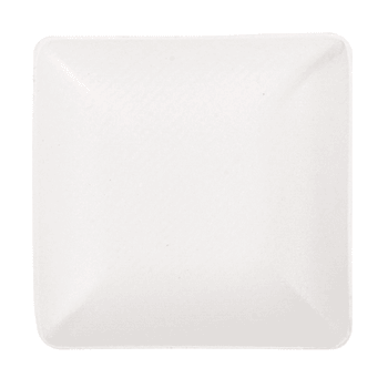 Mise en bouche Bionic Carrée - Blanc  - carton de 1000 unités