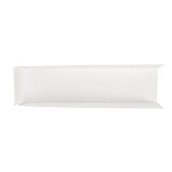 Pelles pour Hot Dog carton ondulé nano micro BLANCHE - 18 x 4.5 x 4 cm - carton de 1200 unités