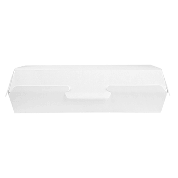 Coque Panini en carton nano-micro BLANCHE 26x12x7 cm - carton de 300 unités