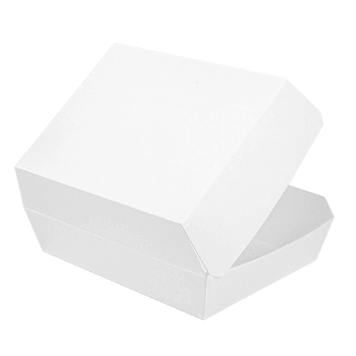 Lunch Box en carton nano-micro Blanche 22.5x17.5x8.5 cm - carton de 300 unités