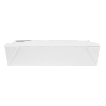 Boîte américaine étanche en carton nano-micro Blanche 1470 ml - carton de 300 unités