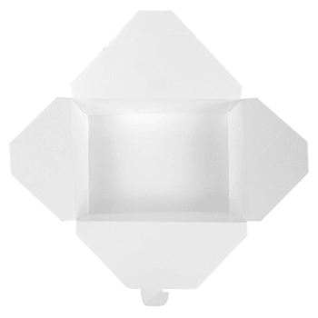 Boîte américaine étanche en carton nano-micro Blanche 1980 ml - carton de 200 unités