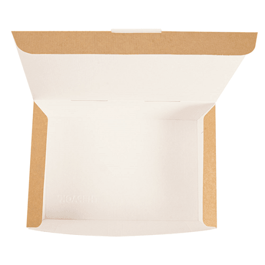 Lunch Box en carton nano-micro Marron 20.5x14.6x5cm - carton de 360 unités