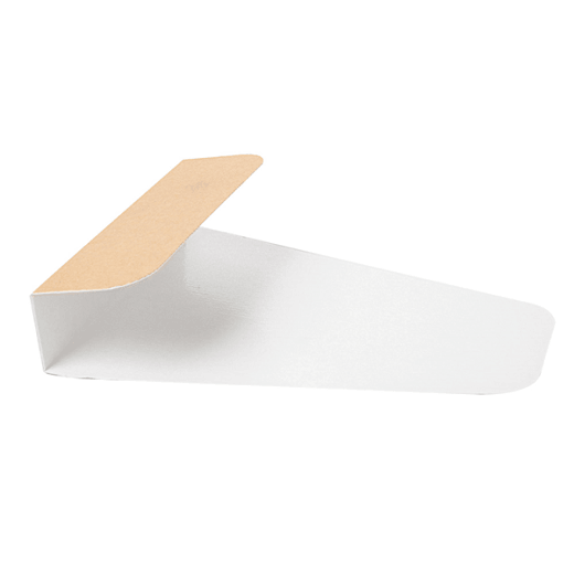 Attrape pizza en carton ondulé nano micro KRAFT - 12 x 15.4 x 2.7 cm - carton de 1600 unités